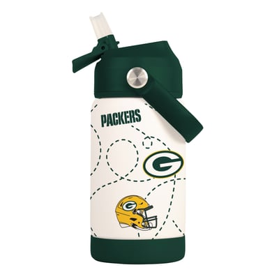 Green Bay Packers Logo Brands 12oz. Mascot Bottle