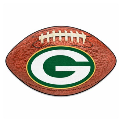 Green Bay Packers Logo Brands 22" x 29.5" Football Mat