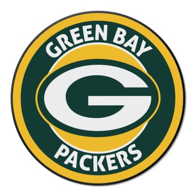 Green Bay Packers Logo Brands 27" Diameter Roundel Mat
