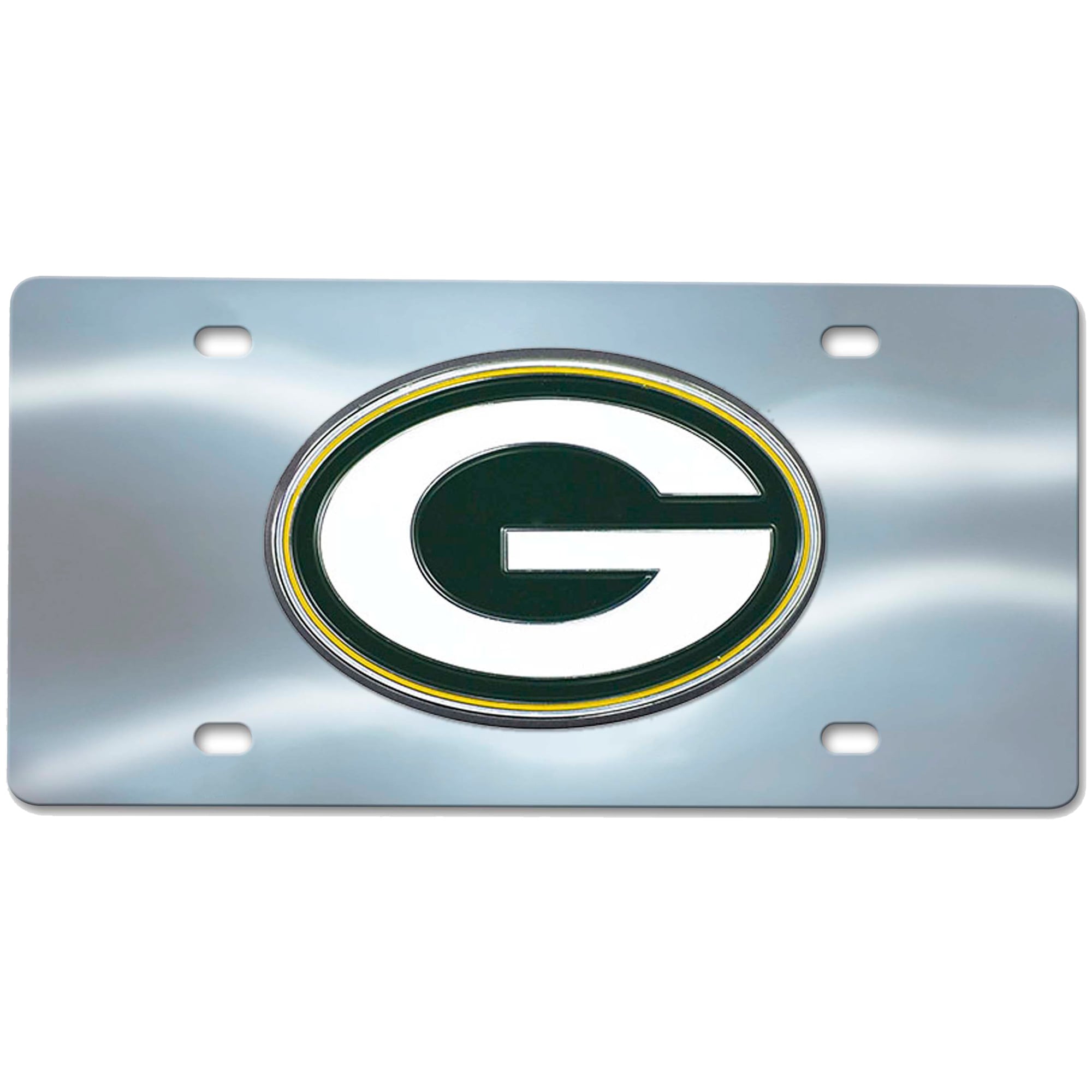 Green Bay Packers Logo Brands Diecast License Plate