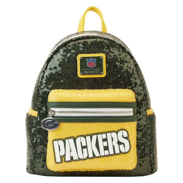 Green Bay Packers Loungefly Sequin Mini Backpack