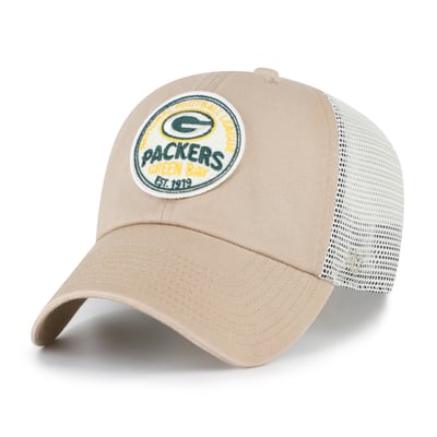 Green Bay Packers '47 Felton Clean Up Adjustable Hat - Khaki