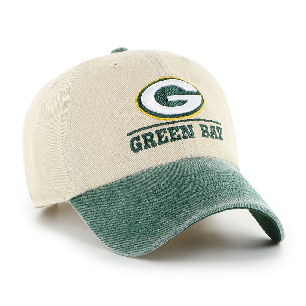 Men's Green Bay Packers '47 Natural Logo Line Clean Up Adjustable Hat