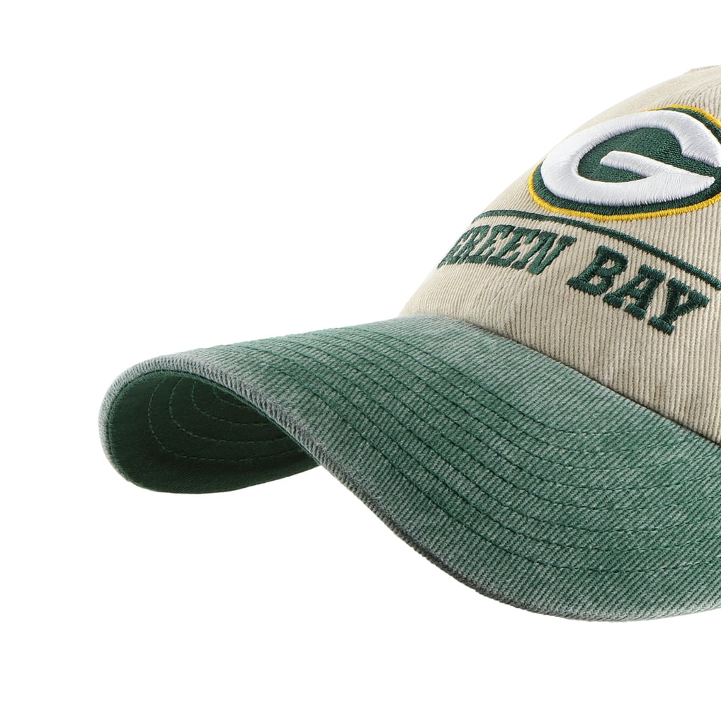 Men's Green Bay Packers '47 Natural Logo Line Clean Up Adjustable Hat