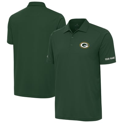 Green Bay Packers Antigua  Personalized Tribute Polo - Green