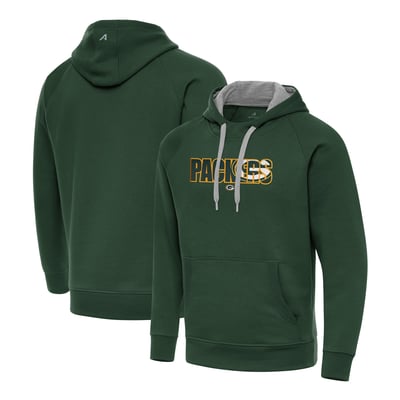 Green Bay Packers Antigua Impact Victory Hoodie - Hunter Green