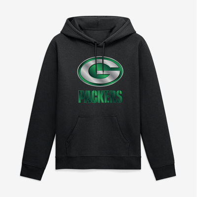 Green Bay Packers Big & Tall Forged Mascot Hoodie - Black