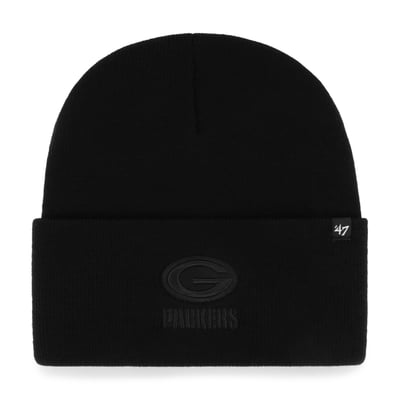 Green Bay Packers Carhartt x '47 Cuffed Knit Hat - Black