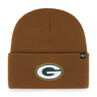 Green Bay Packers Carhartt x '47 Cuffed Knit Hat - Brown