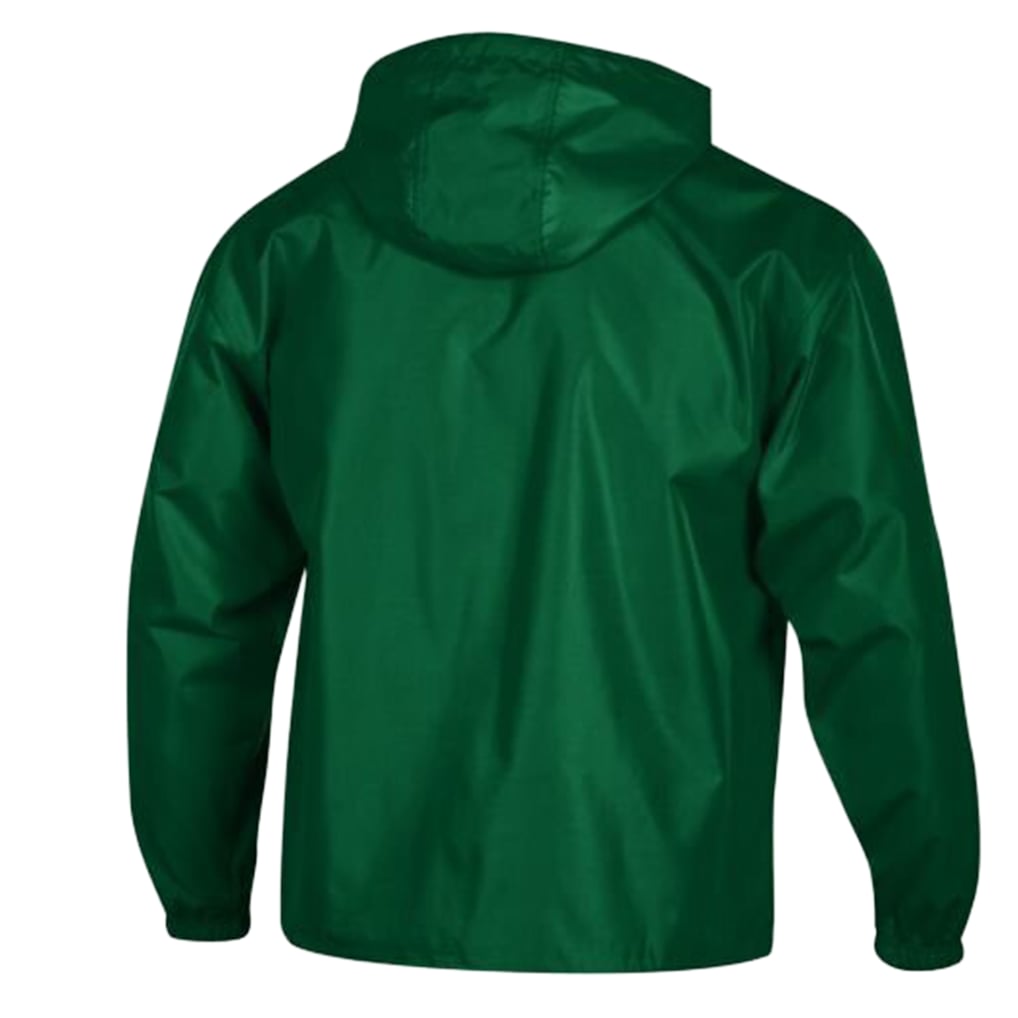 Men's Green Bay Packers Champion Green Packable Hooded Windbreaker Half ...