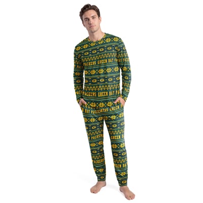 Green Bay Packers Concepts Sport Jubilee Long Sleeve T-Shirt & Pant Set - Green
