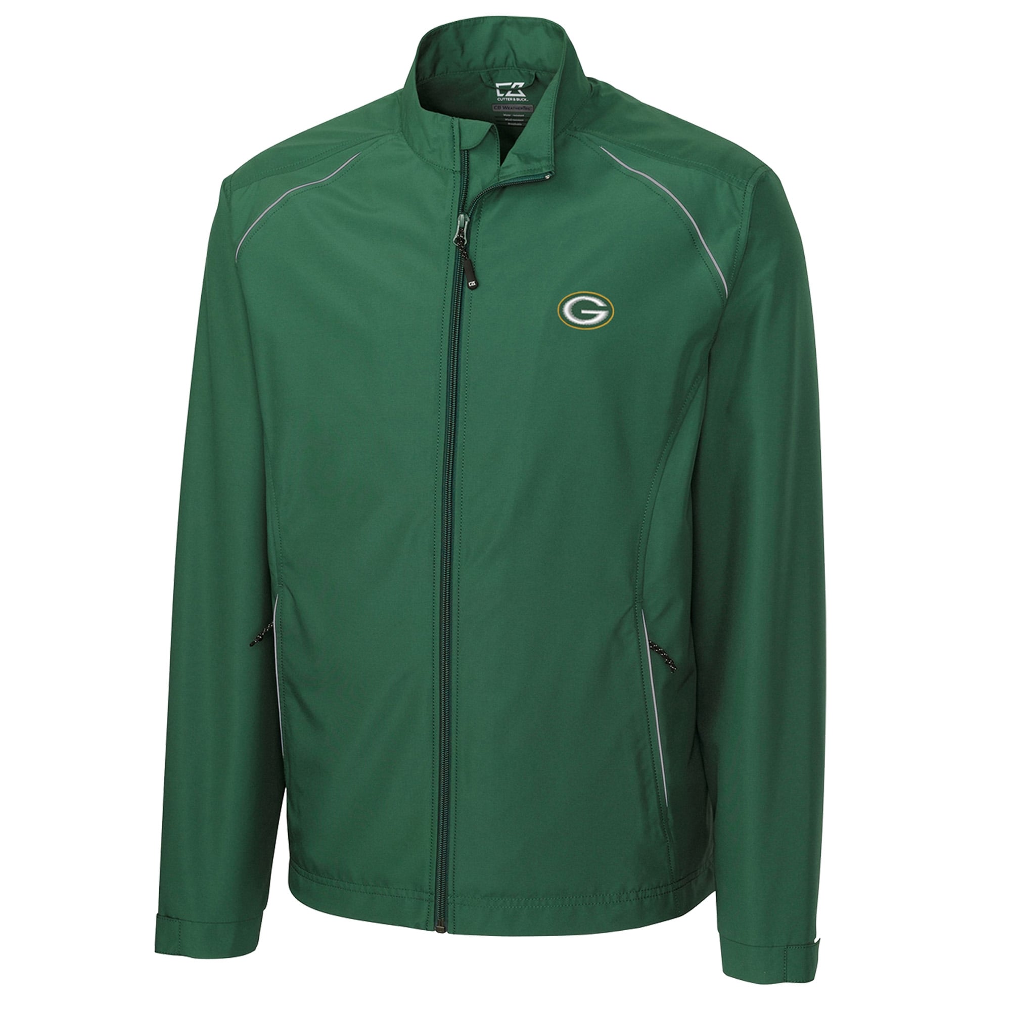 Men's Green Bay Packers Cutter & Buck Green WeatherTec Beacon Full