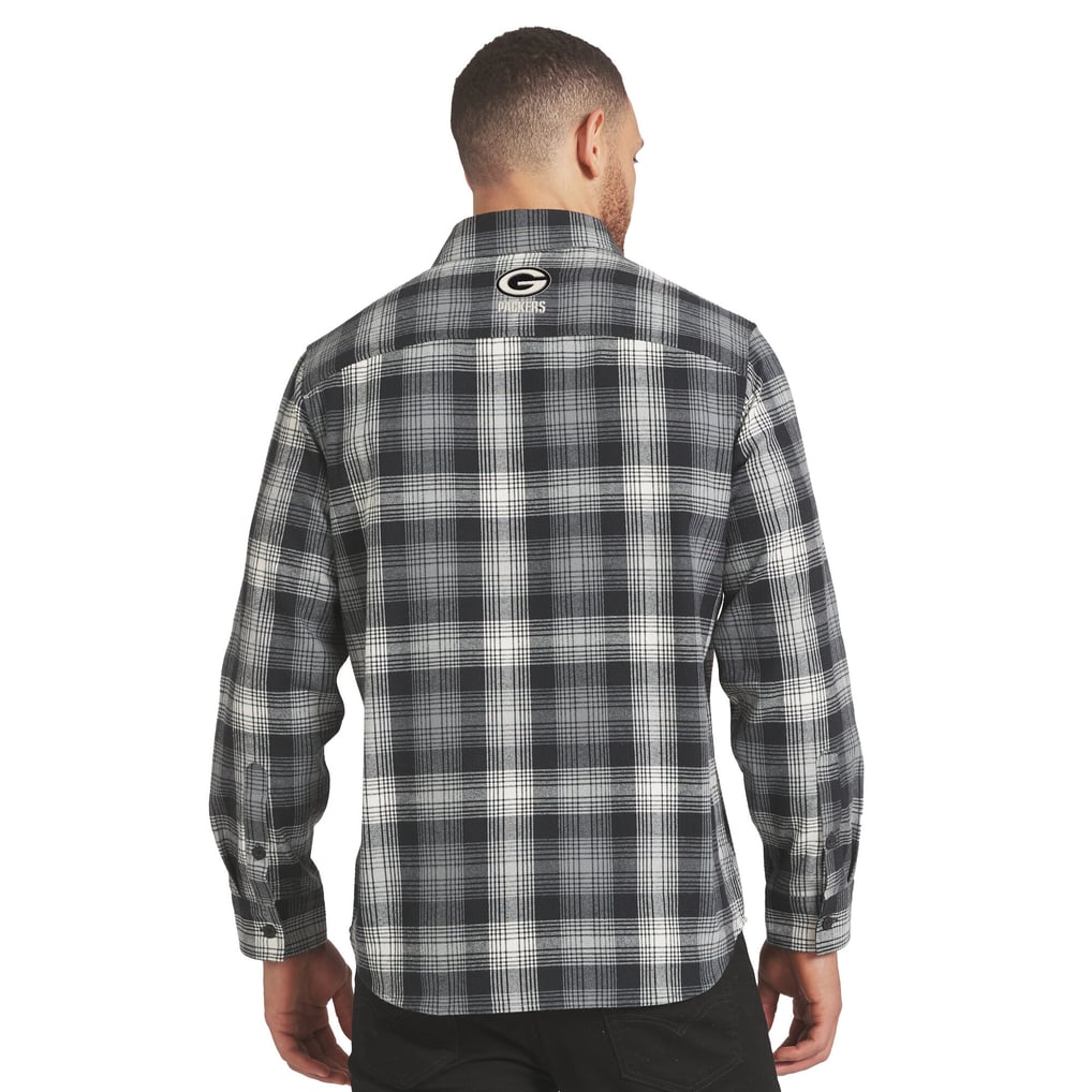 Darius Rucker Collection by Fanatics Green Bay Packers Black Plaid ...
