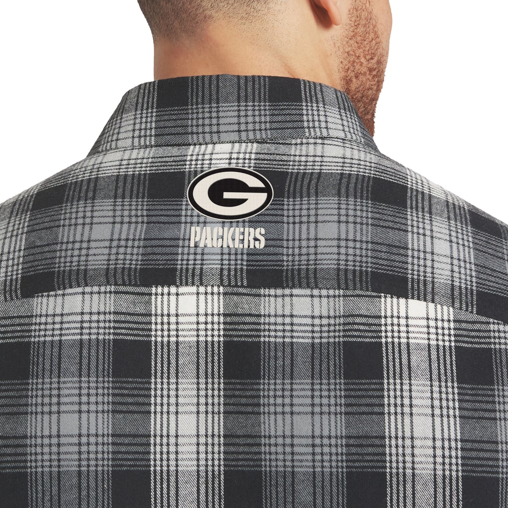 Darius Rucker Collection by Fanatics Green Bay Packers Black Plaid ...