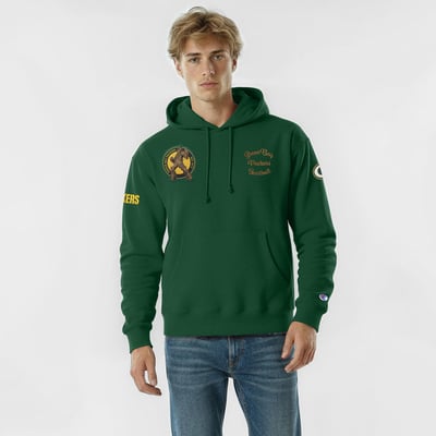 Green Bay Packers Disney x Champion Chewbacca Reverse Weave Hoodie - Green