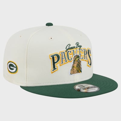 Green Bay Packers Disney x New Era Chewbacca 9FIFTY Snapback Hat - Cream/Green