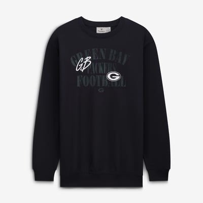 Green Bay Packers Fanatics Big & Tall Relaxed Halftime Lead Sweatshirt - Black