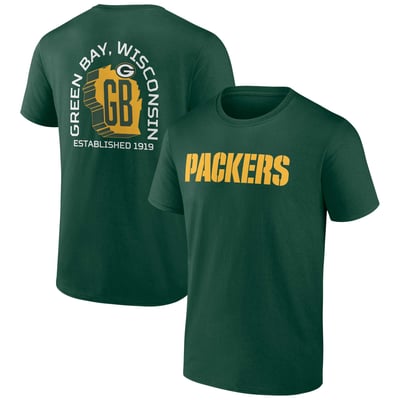  Green Bay Packers Fanatics Home Field Advantage T-Shirt - Green