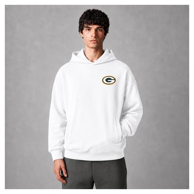 Green Bay Packers Levelwear Unify Luxe Zone Hoodie - White