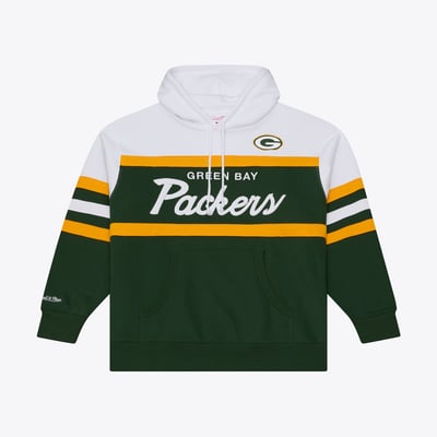  Green Bay Packers Mitchell & Ness Head Coach Hoodie - Green