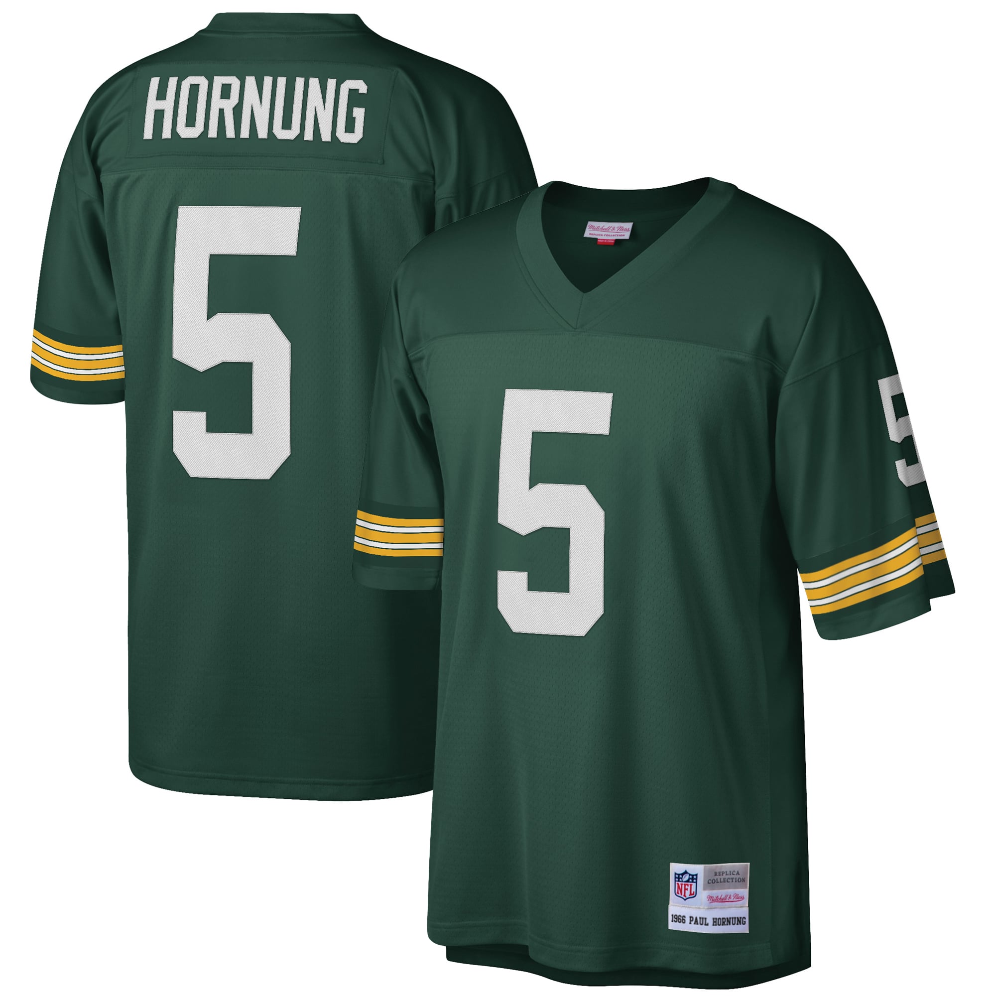 Men's Green Bay Packers Paul Hornung Mitchell & Ness Green Retired