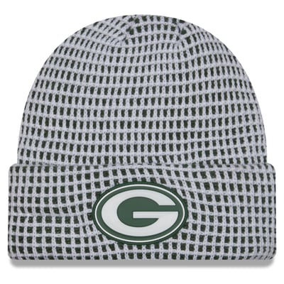 Green Bay Packers New Era 2026 Sideline Cold Weather  Cuffed Knit Hat - White