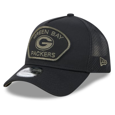 Green Bay Packers New Era x BJ Betts 2026 Salute To Service 9FORTY Adjustable Hat - Black