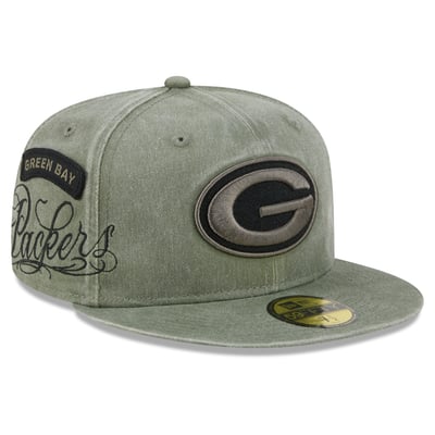 Green Bay Packers New Era x BJ Betts 2026 Salute To Service 59FIFTY Fitted Hat - Olive