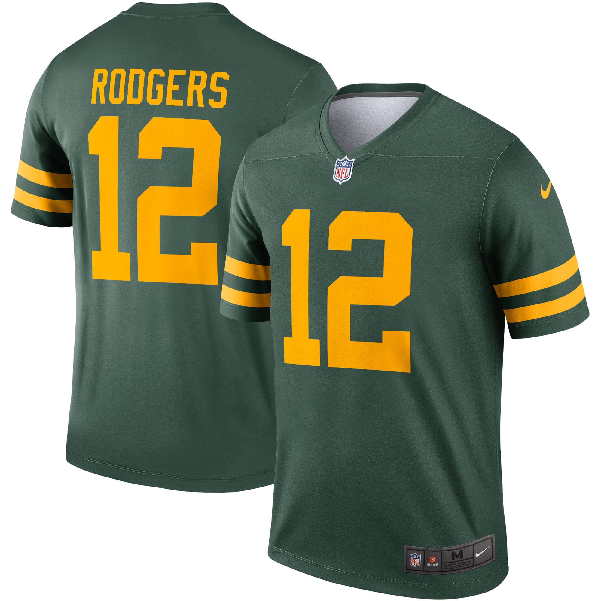 GREEN PACKERS RODGERS NFLユニフォーム 2XL mens-nike-aaron-rodgers-green-