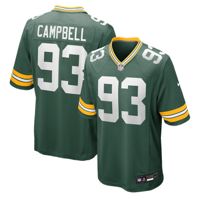 Anthony Campbell Green Bay Packers Nike Team Game Jersey - Green