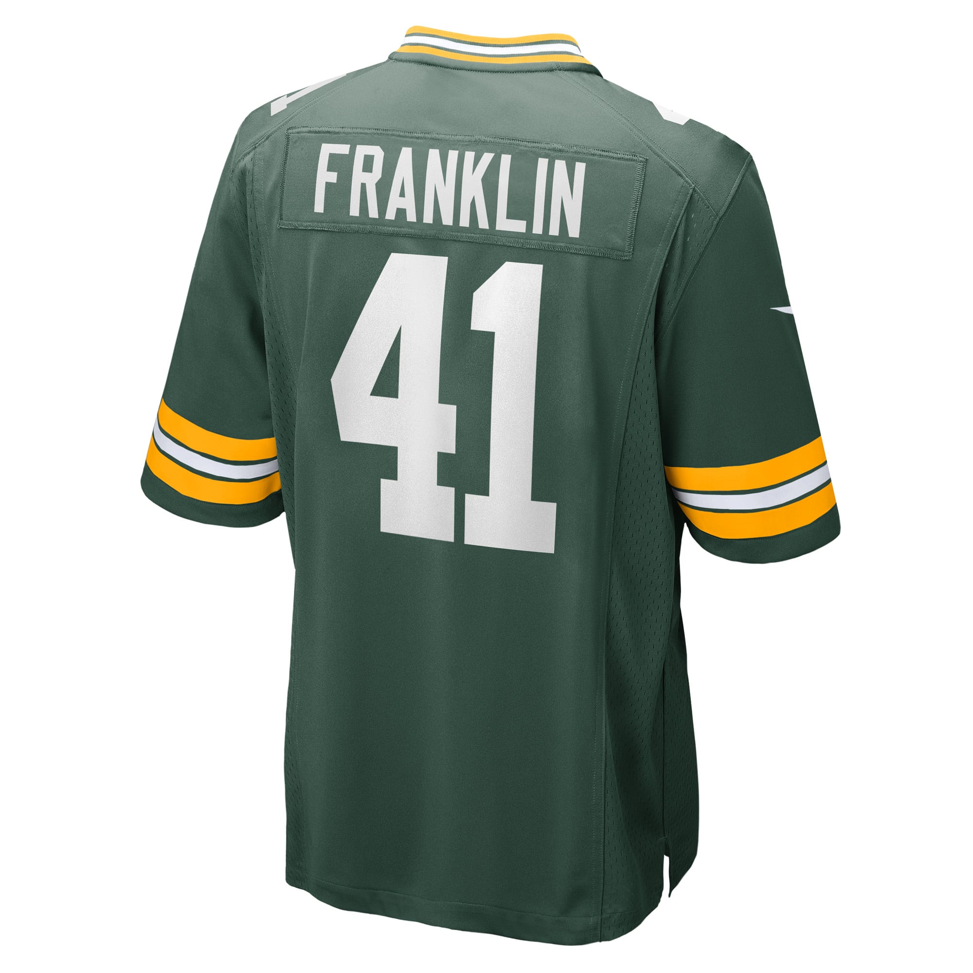 Men's Green Bay Packers Benjie Franklin Nike Green Game Player Jersey