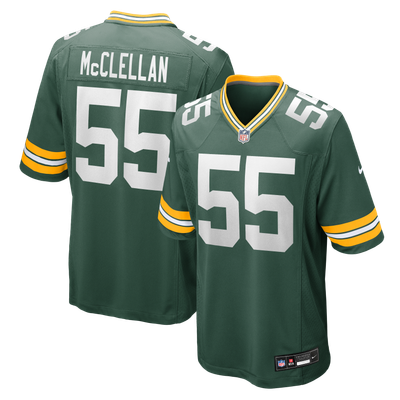 Chris McClellan Green Bay Packers Nike Team Game Jersey - Green