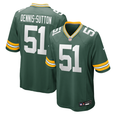 Dani Dennis-Sutton Green Bay Packers Nike Team Game Jersey - Green