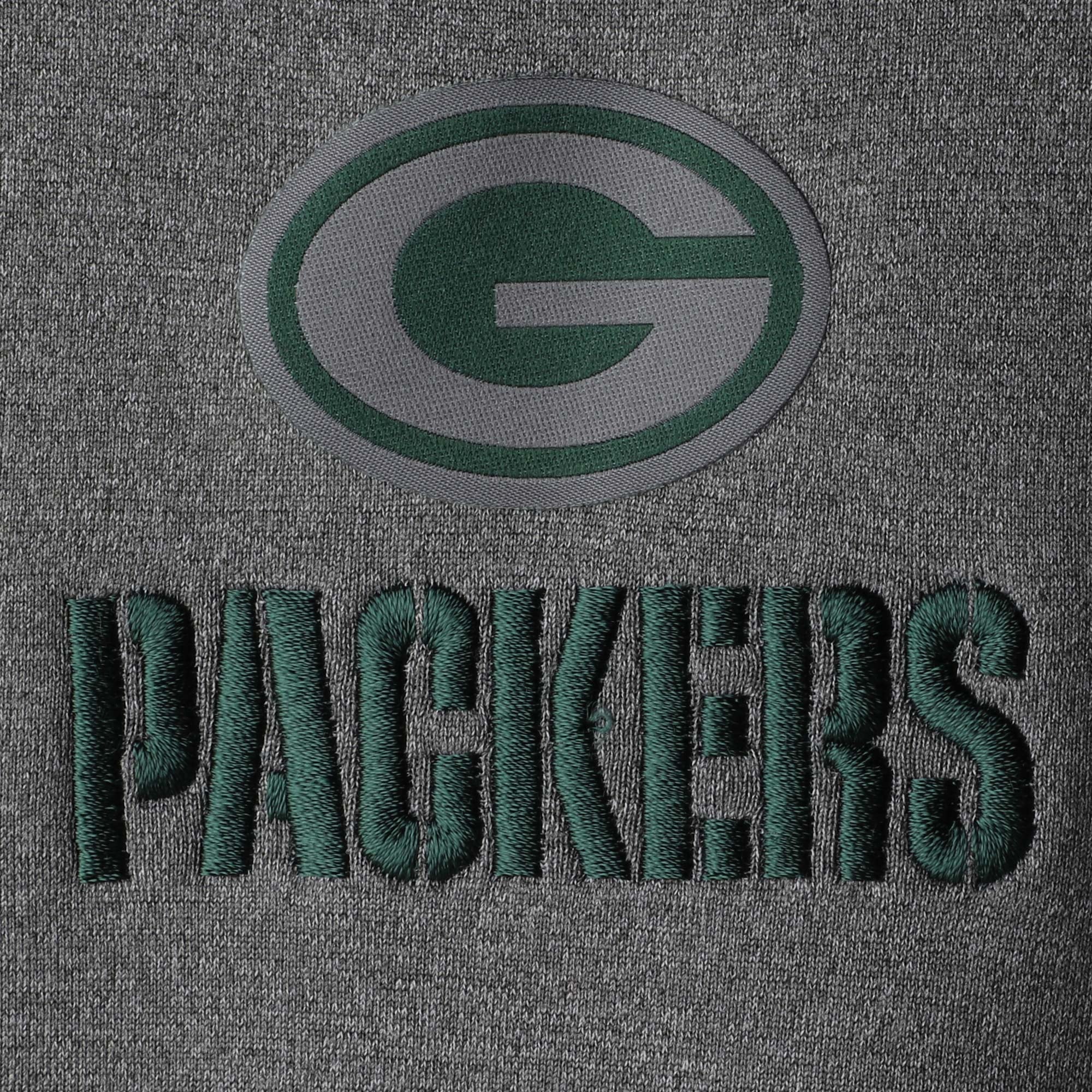Men's Green Bay Packers Nike Gray Sideline Repel Short Sleeve