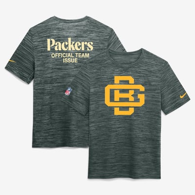  Green Bay Packers Nike 2026 Rivalries Collection Sideline Velocity T-Shirt - Green