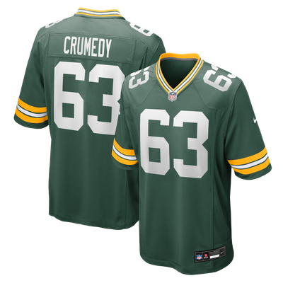 Jaden Crumedy Green Bay Packers Nike Team Game Jersey - Green