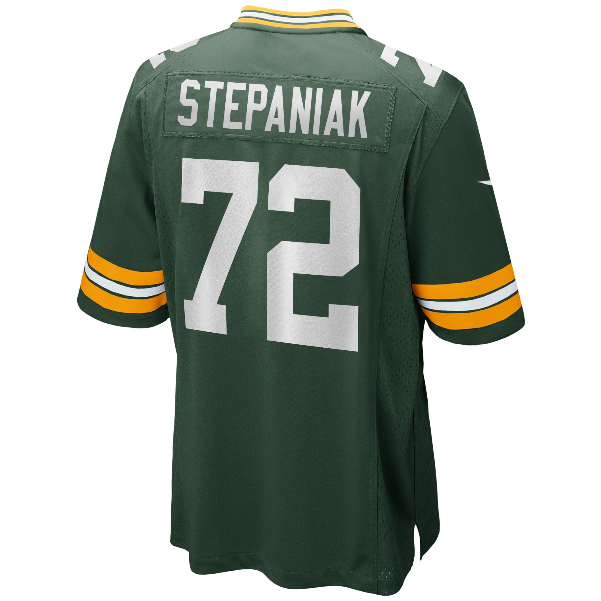 Men's Green Bay Packers Simon Stepaniak Nike Green Player Game Jersey