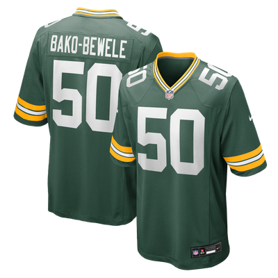 Zach Bako-Bewele Green Bay Packers Nike Team Game Jersey - Green