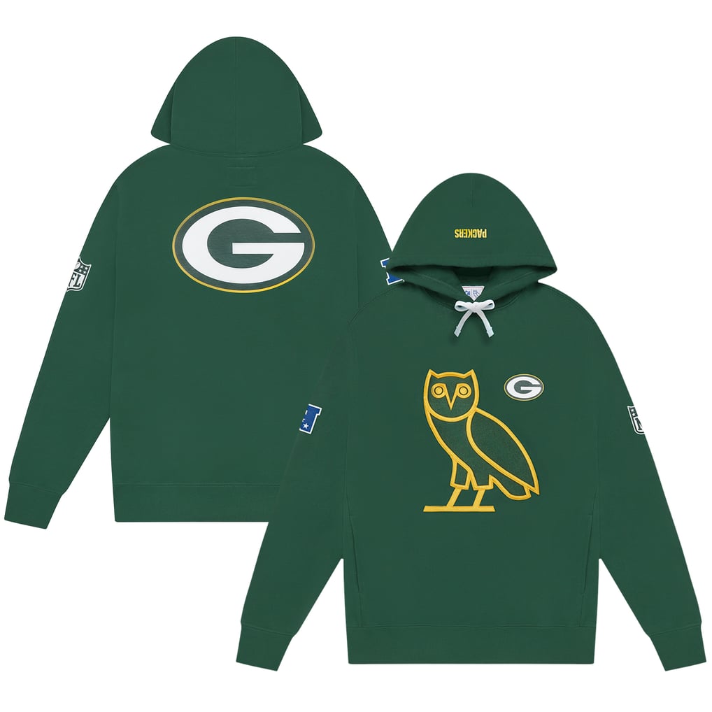 Green Bay Packers OVO Pullover Hoodie - Green