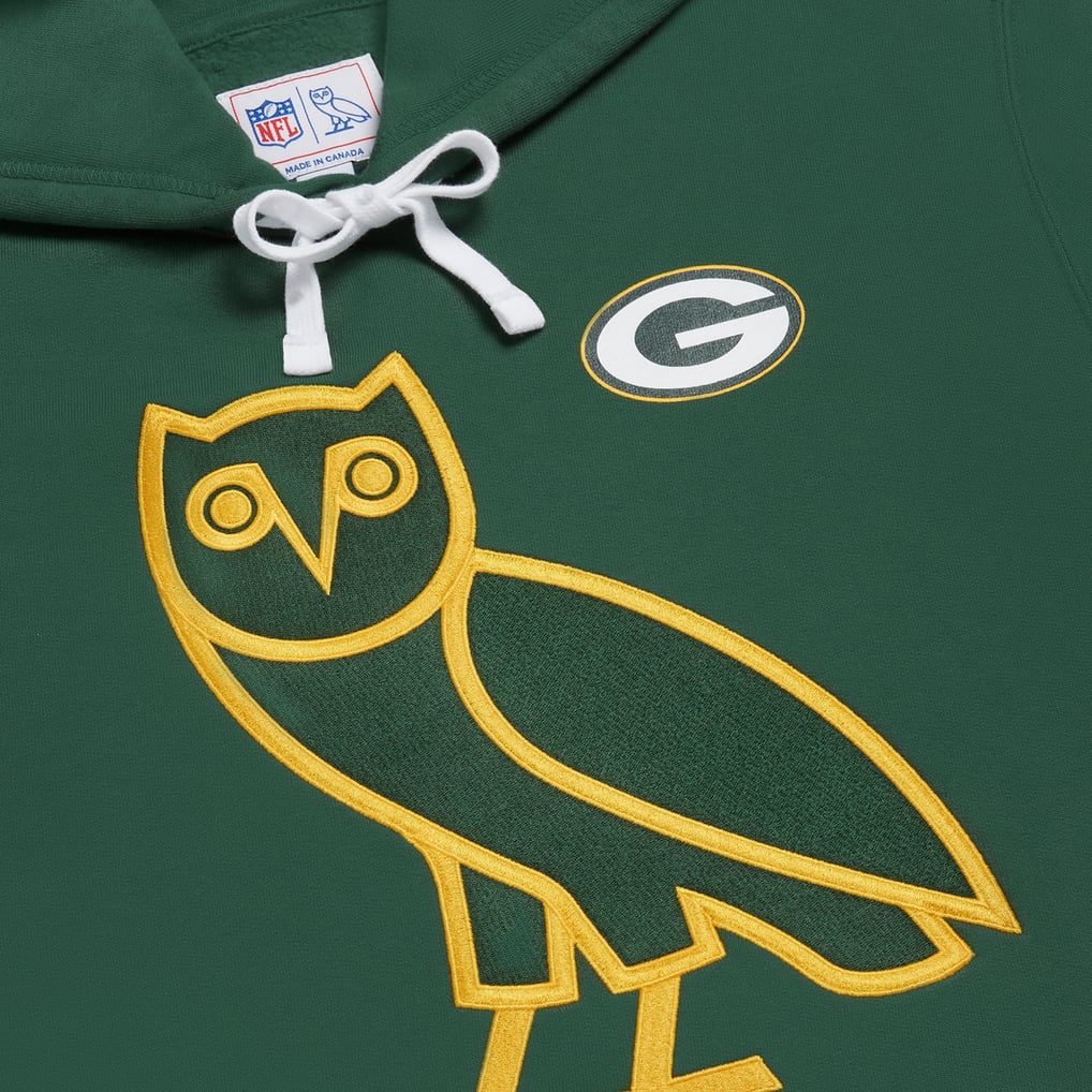 Green Bay Packers OVO Pullover Hoodie - Green