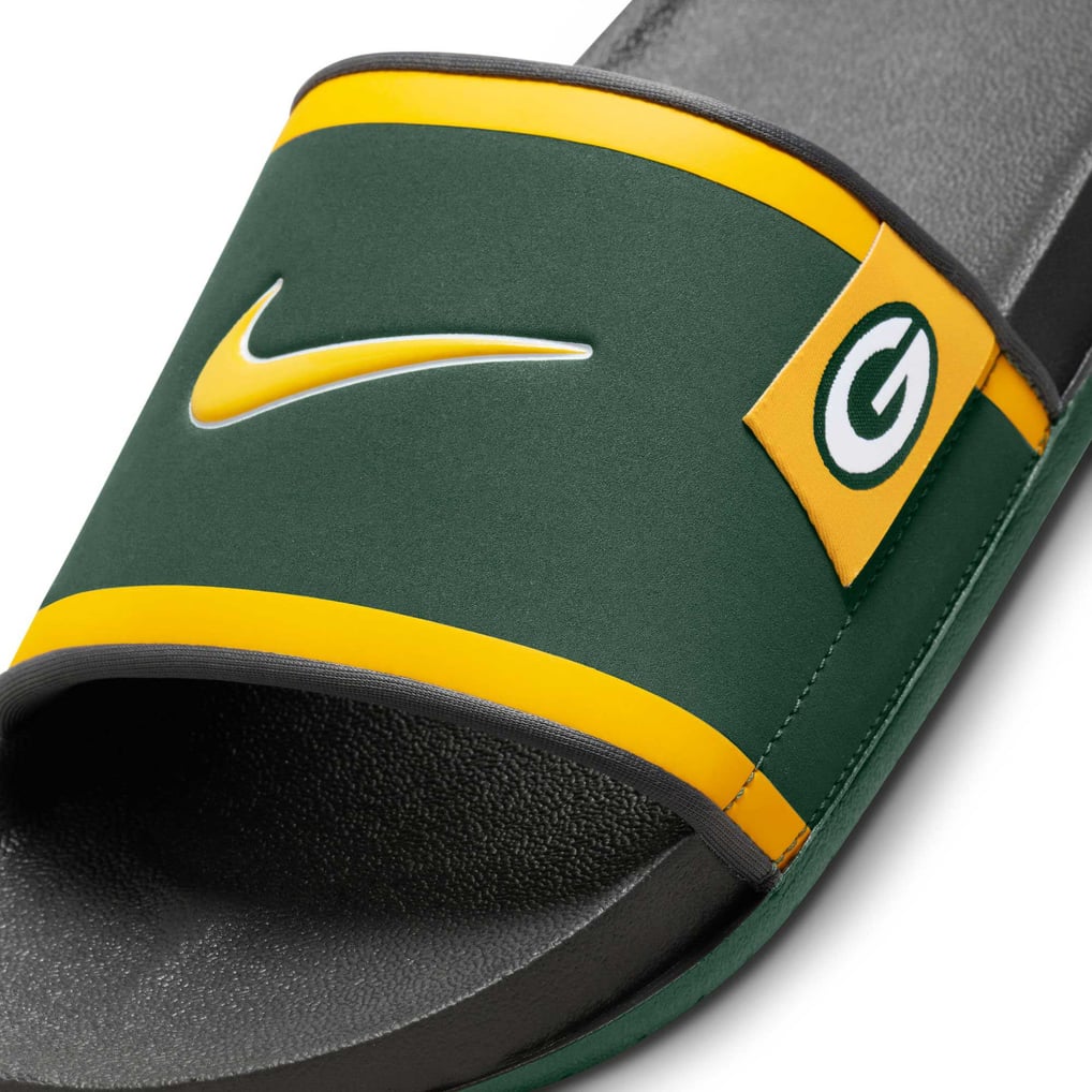 Green Bay Packers Nike 2024 Off-Court Slide Sandals display picture 1