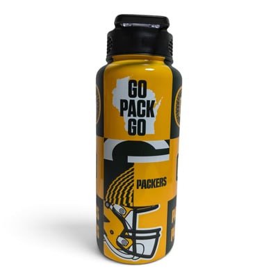 Green Bay Packers Pegasus 32oz Stainless Steel ProPress Water Bottle