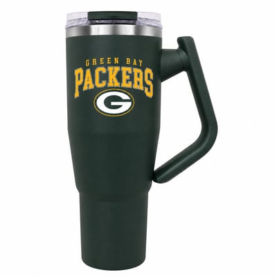 Green Bay Packers Pegasus 40oz. Vintage Arch Stainless Steel Flip Handle Tumbler