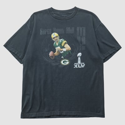 Super Bowl XLV Reebok 2010 T-shirt - Black - L by Fanatics Real Vintage