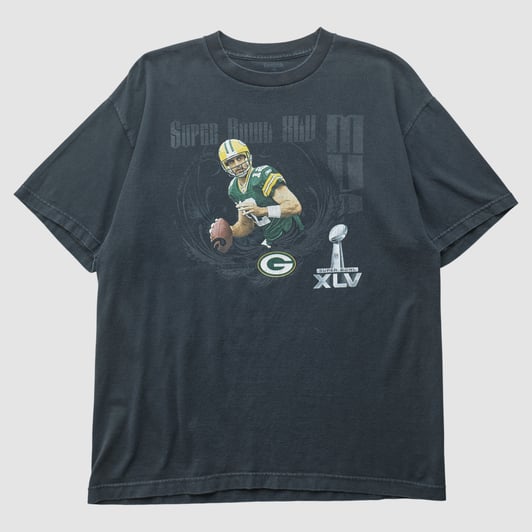 Super Bowl XLV Reebok 2010 T-shirt - Black - L by Fanatics Real Vintage
