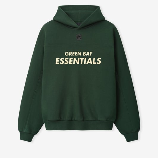 Green Bay Packers Fear of God x NFL Unisex 90s Relaxed Hoodie - Green
