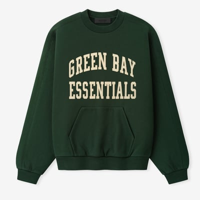 Green Bay Packers Fear of God x NFL Unisex 90s Relaxed Sweatshirt - Green