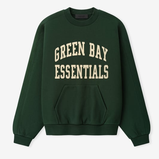 Green Bay Packers Fear of God x NFL Unisex 90s Relaxed Sweatshirt - Green