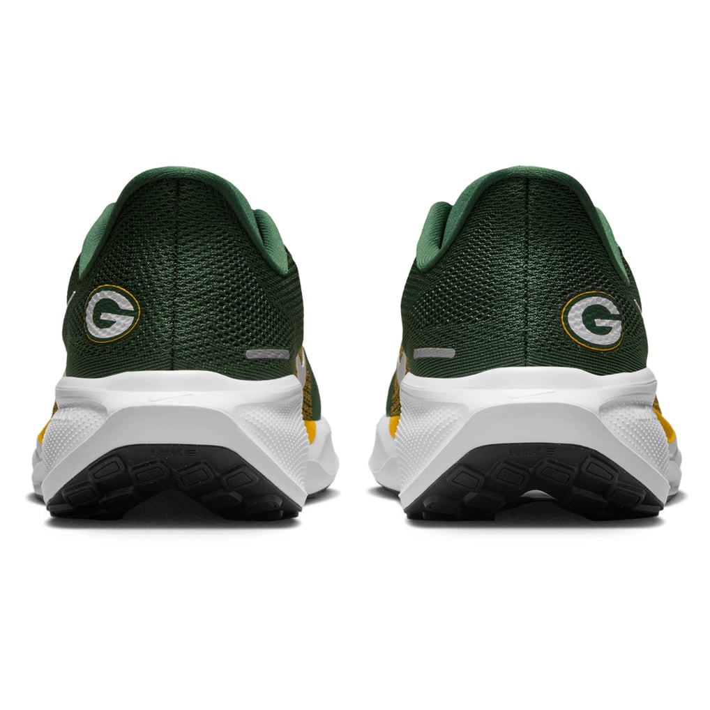 Unisex Green Bay Packers Nike Green Air Zoom Pegasus 41 Sneakers display picture 1
