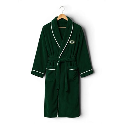 Green Bay Packers Pegasus Unisex Logo Patch Ultra Cozy Robe - Green
